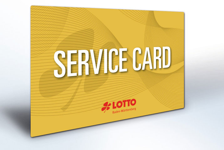 Die Servicecard von Lotto Baden-Württemberg
