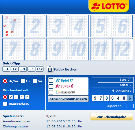 lottobay Spielschein